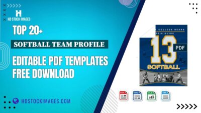 Top 20+ Softball Team Profile Editable PDF Templates Free Download