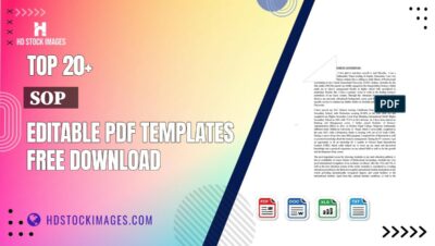 Top 20+ Sop   Editable PDF Templates Free Download