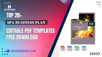 Top 20+ Spa Business Plan Editable PDF Templates Free Download