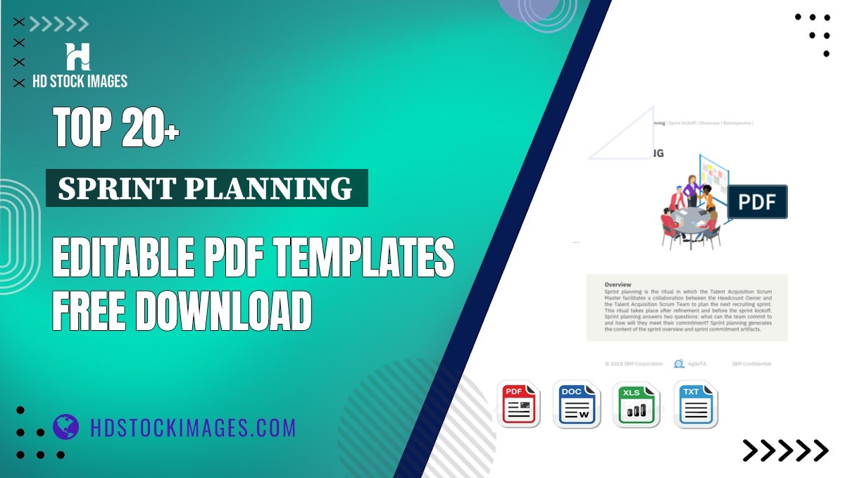 Top 20+ Sprint Planning  Editable PDF Templates Free Download