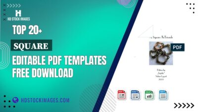 Top 20+ Square  Editable PDF Templates Free Download