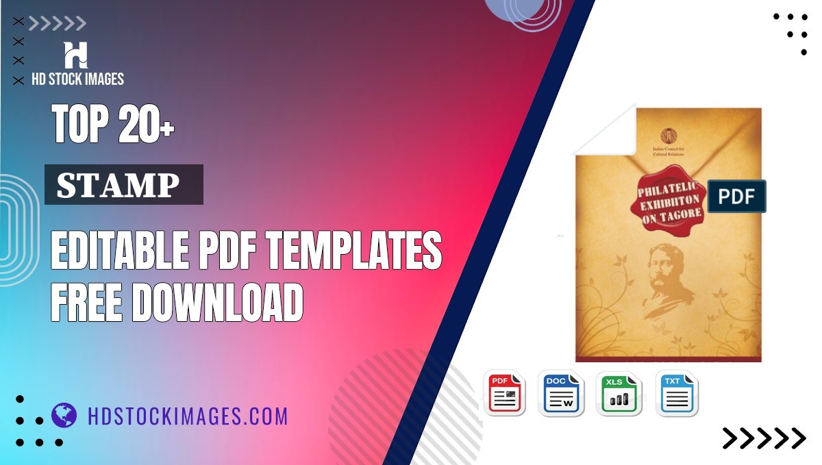 Top 20+ Stamp   Editable PDF Templates Free Download