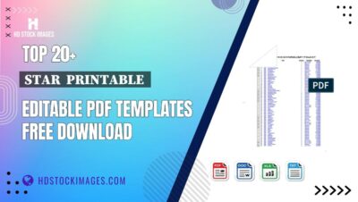 Top 20+ Star  Printable  Editable PDF Templates Free Download