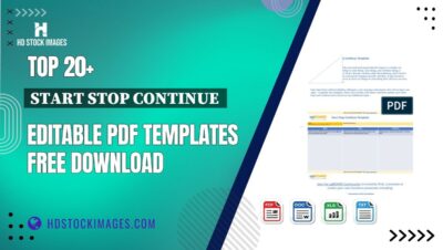 Top 20+ Start Stop Continue Editable PDF Templates Free Download