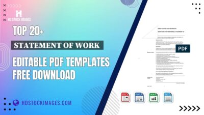 Top 20+ Statement Of Work  Editable PDF Templates Free Download