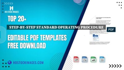 Top 20+  Step-by-step Standard Operating Procedure  Editable PDF Templates Free Download