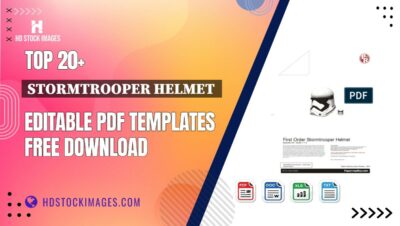 Top 20+ Stormtrooper Helmet  Editable PDF Templates Free Download