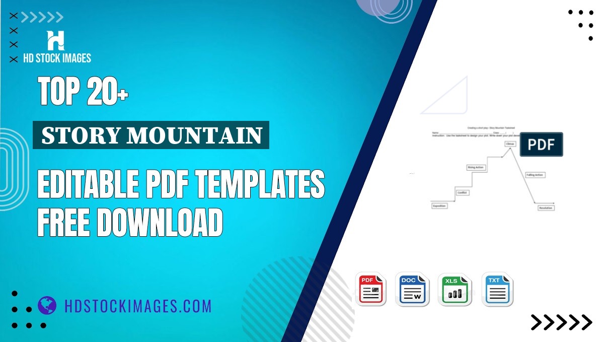 Top 20+ Story Mountain Editable PDF Templates Free Download