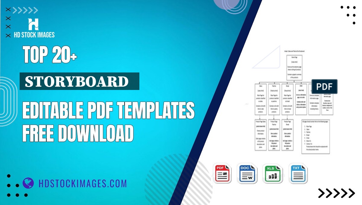 Top 20+ Storyboard   Editable PDF Templates Free Download