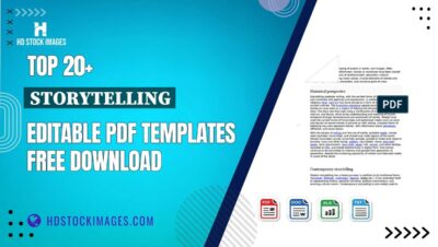 Top 20+ Storytelling Editable PDF Templates Free Download