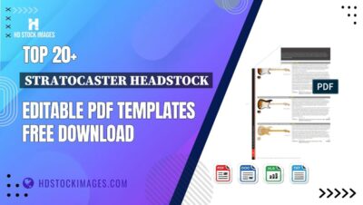 Top 20+ Stratocaster Headstock Editable PDF Templates Free Download