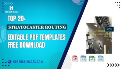 Top 20+ Stratocaster Routing Editable PDF Templates Free Download