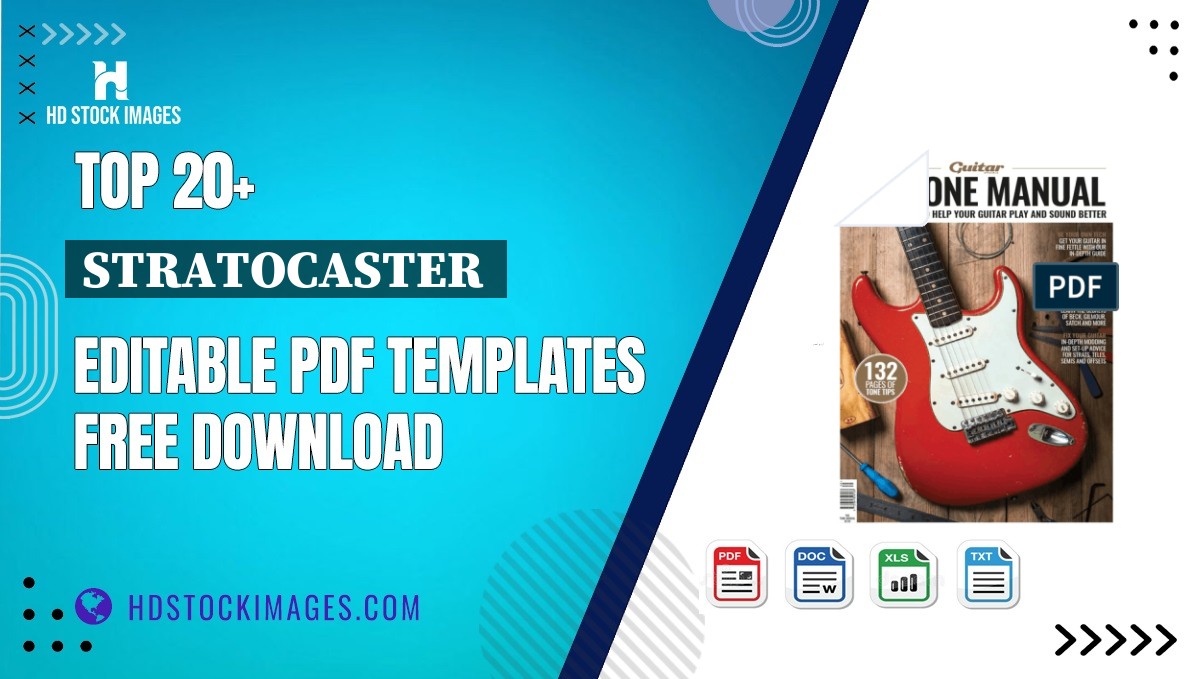 Top 20+ Stratocaster  Editable PDF Templates Free Download