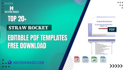 Top 20+ Straw Rocket   Editable PDF Templates Free Download