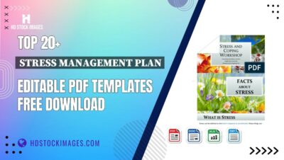 Top 20+ Stress Management Plan Editable PDF Templates Free Download