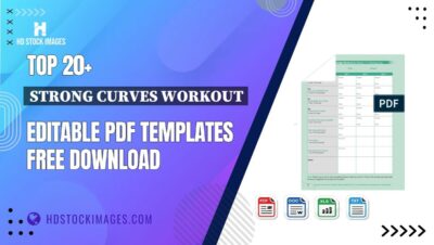 Top 20+ Strong Curves Workout Editable PDF Templates Free Download