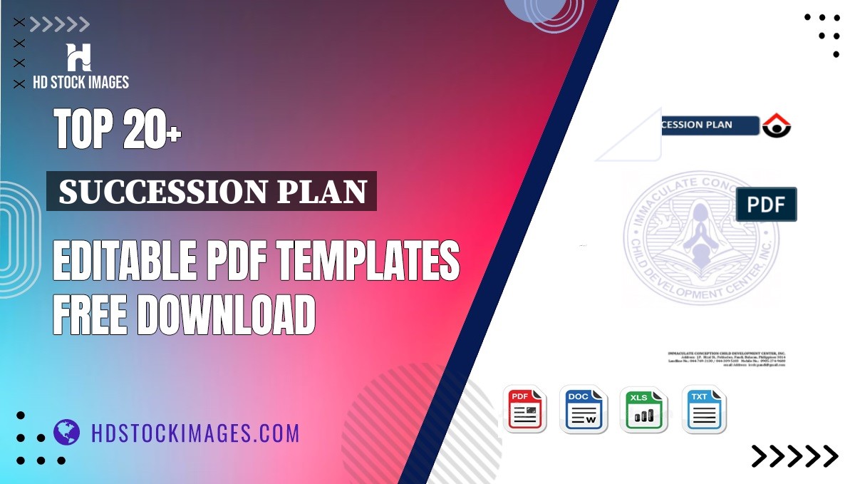 Top 20+ Succession Plan Editable PDF Templates Free Download