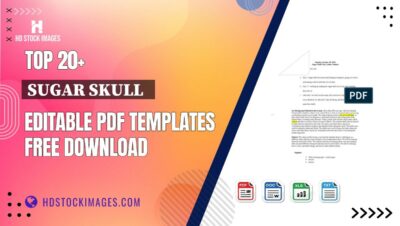 Top 20+ Sugar Skull   Editable PDF Templates Free Download