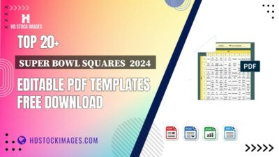Top 20+ Super Bowl Squares 2024 Editable PDF Templates Free Download