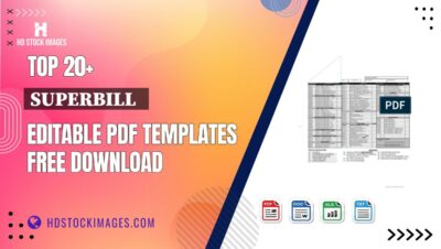 Top 20+ Superbill   Editable PDF Templates Free Download