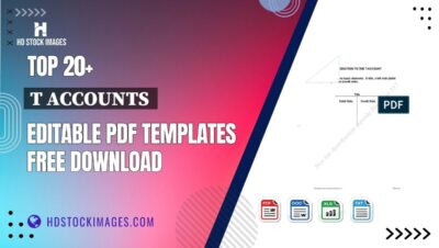 Top 20+ T Accounts  Editable PDF Templates Free Download