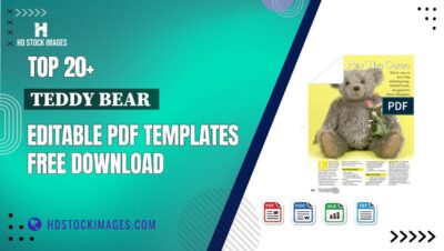 Top 20+ Teddy Bear  Editable PDF Templates Free Download