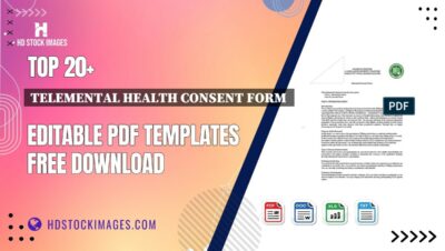 Top 20+ Telemental Health Consent Form Editable PDF Templates Free Download