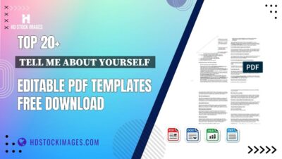 Top 20+ Tell Me About Yourself  Editable PDF Templates Free Download