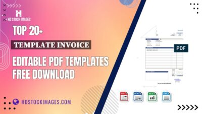 Top 20+ Template Invoice Editable PDF Templates Free Download