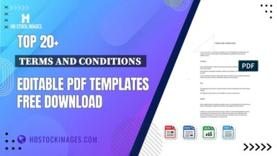 Top 20+ Terms And Conditions  Editable PDF Templates Free Download