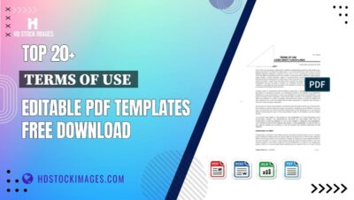 Top 20+ Terms Of Use Editable PDF Templates Free Download