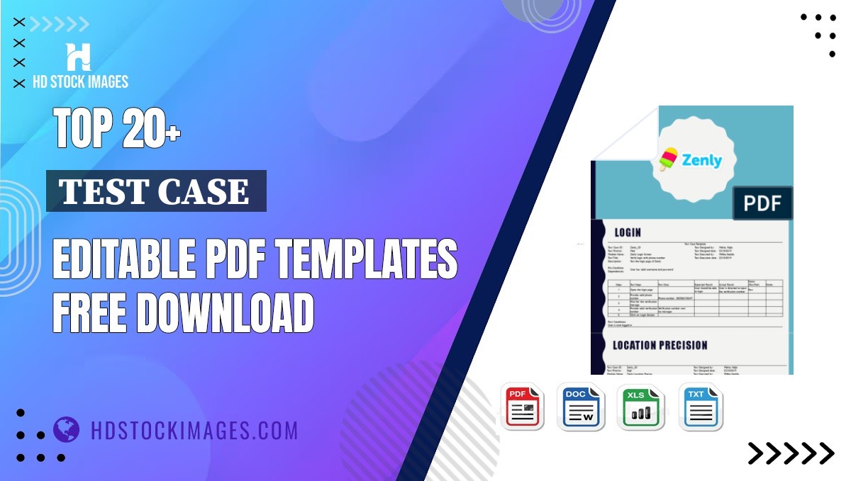 Top 20+ Test Case  Editable PDF Templates Free Download