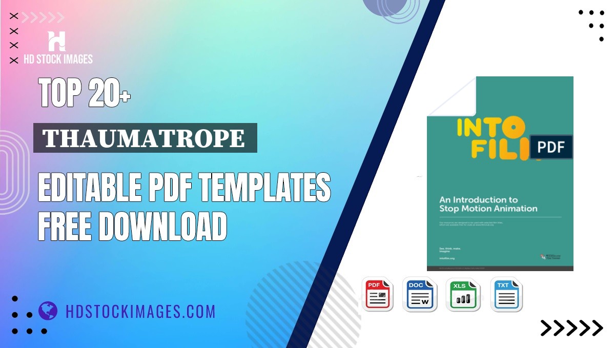 Top 20+ Thaumatrope  Editable PDF Templates Free Download