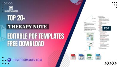 Top 20+ Therapy Note  Editable PDF Templates Free Download