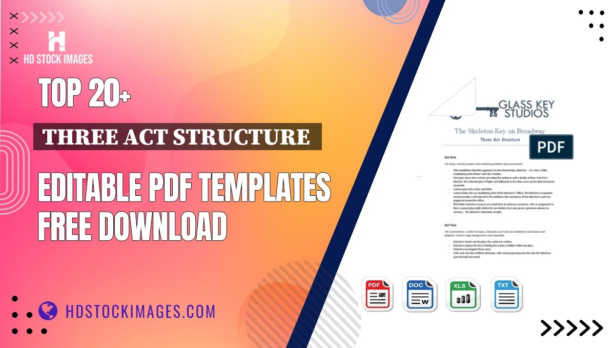 Top 20+ Three Act Structure  Editable PDF Templates Free Download