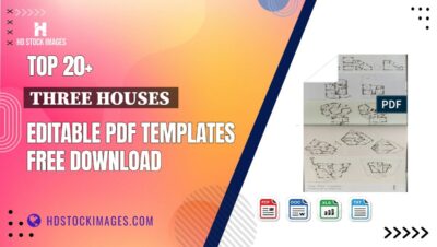 Top 20+ Three Houses  Editable PDF Templates Free Download