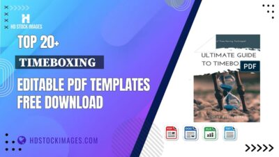 Top 20+ Timeboxing   Editable PDF Templates Free Download