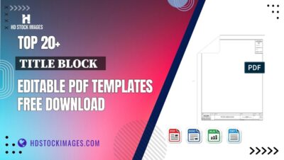 Top 20+ Title Block Editable PDF Templates Free Download