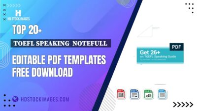 Top 20+ Toefl Speaking  Notefull  Editable PDF Templates Free Download