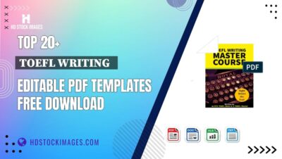 Top 20+ Toefl Writing   Editable PDF Templates Free Download