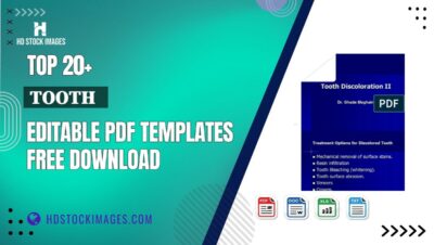 Top 20+ Tooth   Editable PDF Templates Free Download