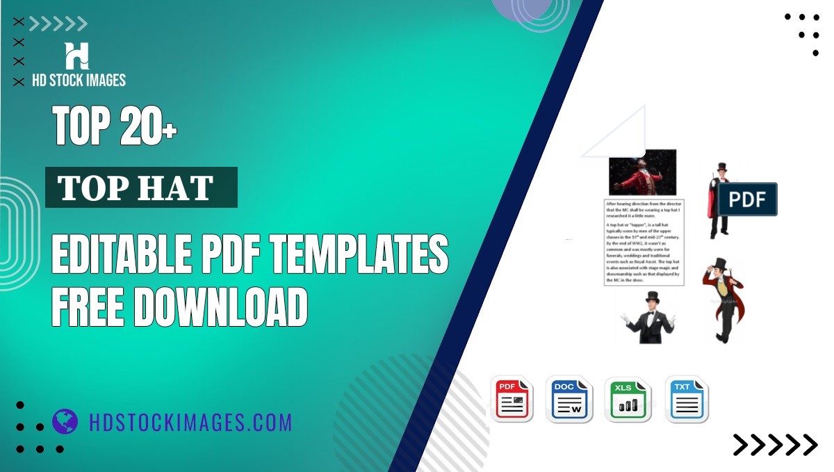 Top 20+ Top Hat   Editable PDF Templates Free Download