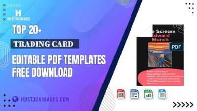Top 20+ Trading Card   Editable PDF Templates Free Download