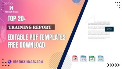 Top 20+ Training Report   Editable PDF Templates Free Download