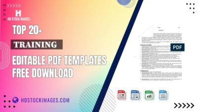 Top 20+ Training   Editable PDF Templates Free Download