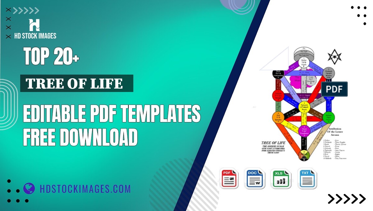 Top 20+ Tree Of Life   Editable PDF Templates Free Download