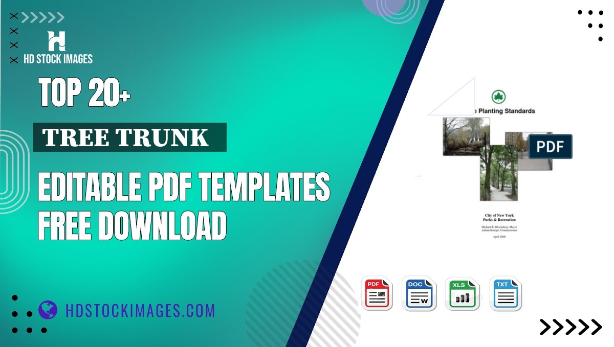 Top 20+ Tree Trunk   Editable PDF Templates Free Download