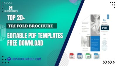 Top 20+ Tri Fold Brochure Editable PDF Templates Free Download