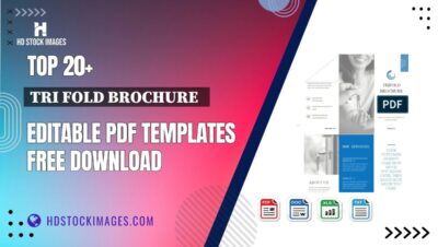 Top 20+ Tri Fold Brochure   Editable PDF Templates Free Download