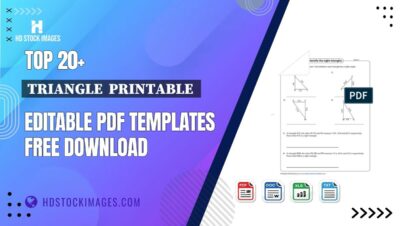 Top 20+ Triangle  Printable  Editable PDF Templates Free Download